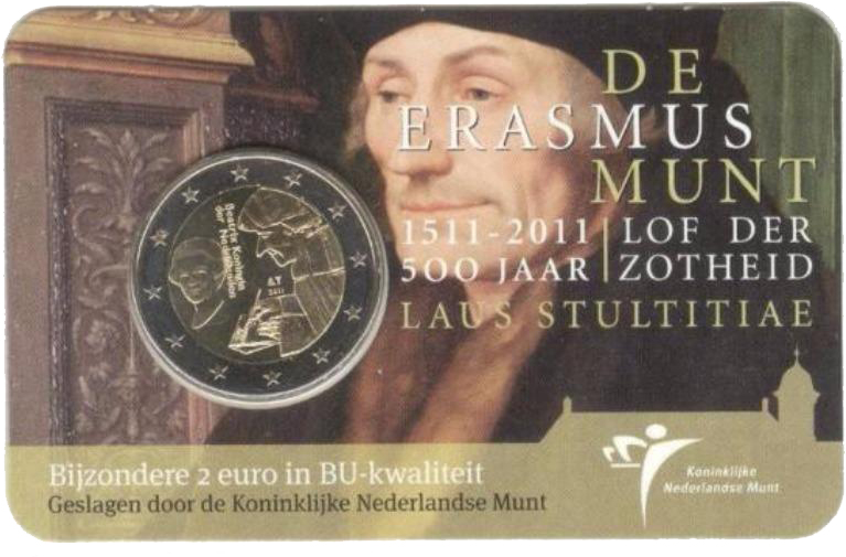 Coincard Erasmus 2 euro 2011 BU
