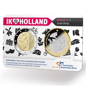 Coincard Holland coincard 2 euro 2016 BU