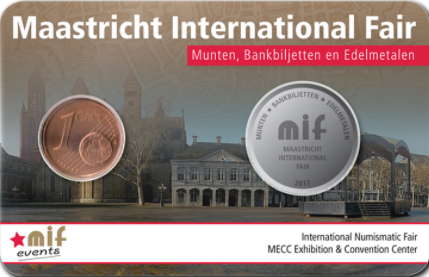 Coincard MIF 1 eurocent 2017 UNC