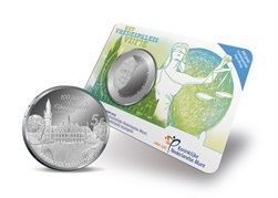 Coincard Het Vredespaleis Vijfje 5 euro verzilverd 2013 UNC