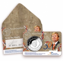 Coincard Het Verjaardagstientje 10 euro verzilverd 2017 1e dag