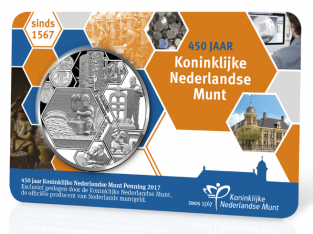 Coincard 450 jaar KNM Penning 2017 BU