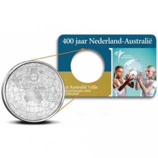 Coincard Het Australië Vijfje 5 euro zilver 2006 UNC