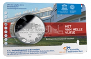 Coincard Het Van Nelle Vijfje 5 euro verzilverd 2015 BU