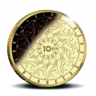 Het Fanny Blankers-Koen Tientje 10 euro goud 2018 proof