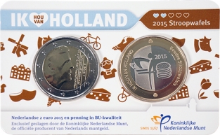 Coincard Holland coincard 2 euro 2015 BU