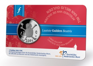 Coincard Laatste Gulden 2016 UNC
