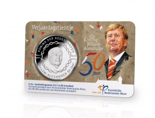 Coincard Het Verjaardagstientje 10 euro verzilverd 2017 BU