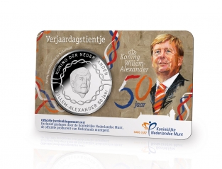 Coincard Het Verjaardagstientje 10 euro verzilverd 2017 UNC